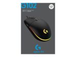 Logitech Gaming Mouse G102 LIGHTSYNC Optisk Kablet Sort - Billede 4